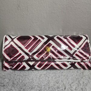 Trina‎ Turk Envelope Bag Makeup / Brushes/ Jewelry